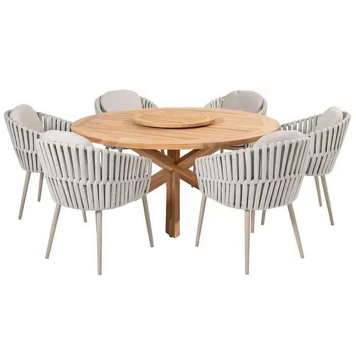Tables et chaises d'extérieur, mobilier haut de gamme pour cour, résistant à l'eau, protection solai