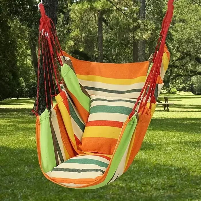 Chaise hamac de loisirs en toile