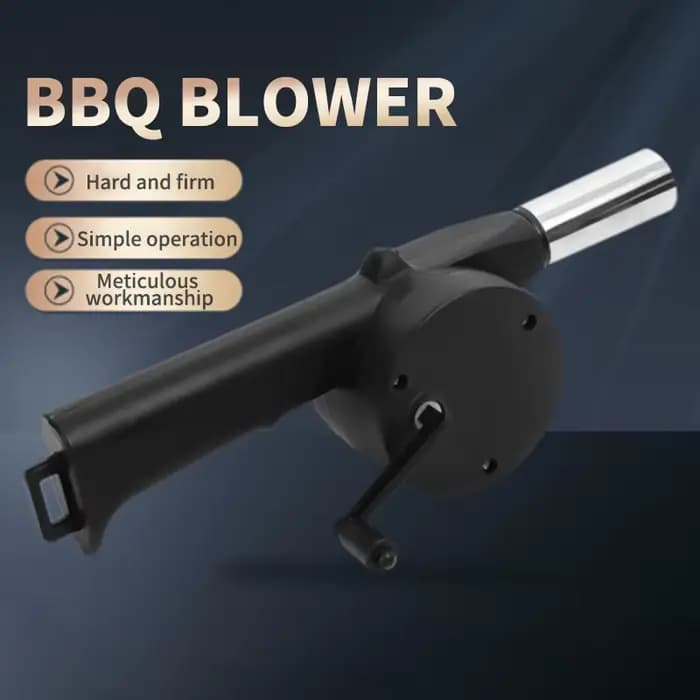 Ventilateur de Barbecue souffleur d'air démarreur de feu rapide manivelle manuelle Portable pour pique-nique en plein