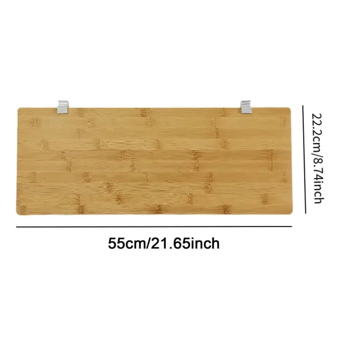 Planche d'extension de table extensible en bambou pour outils de grillades, table d'appoint pour cam