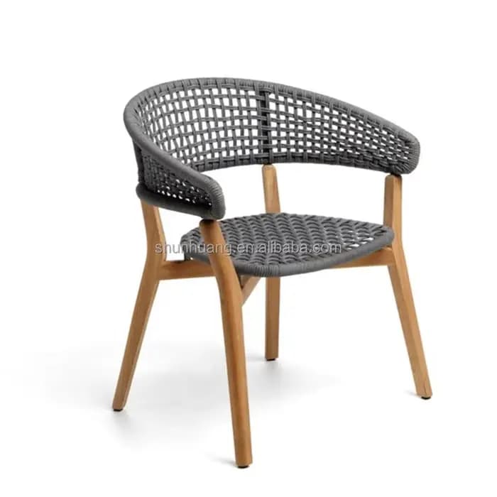 Chaises de jardin en corde imperméables