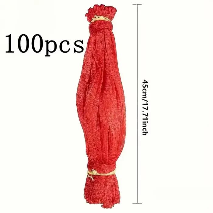 100 un hamac à melon durable en filet pastèque, adapté au jardin, poche en filet réutilisable, adapt