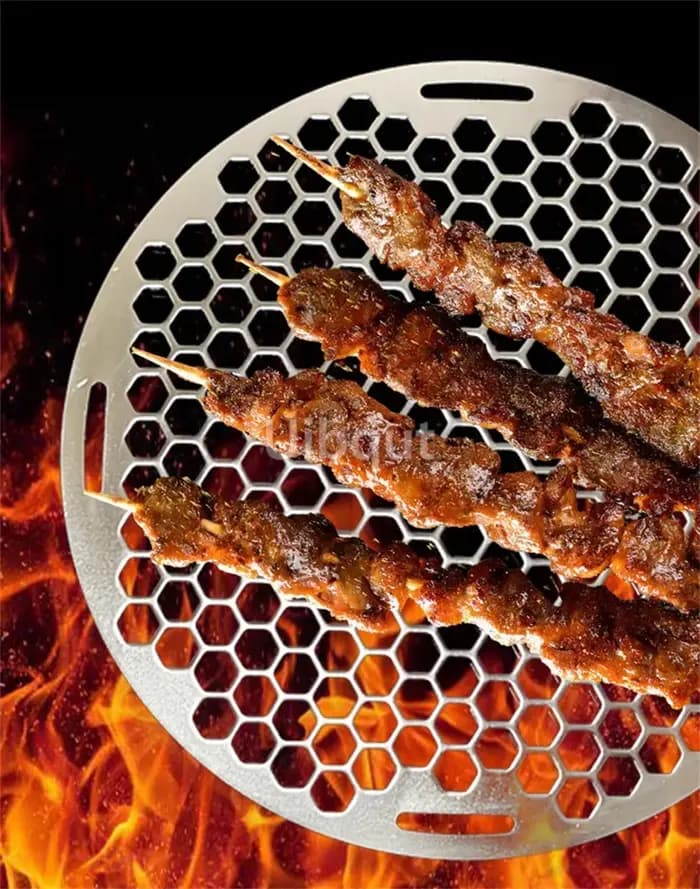 Support de cuisson rond de refroidissement pour Barbecue lisse de 15 à 60cm, feuille de gril de four en fil d'acier inoxydable 304, filet circulaire pour Barbecue
