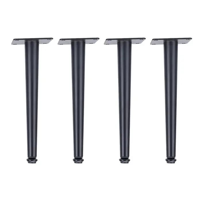 4 pièces pieds de meubles or noir