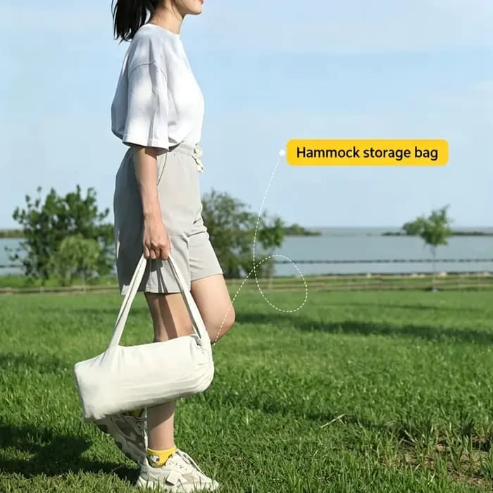 Hamac double 190*80cm, épaissi, renforcé, anti-basculement