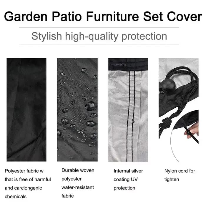 Juste de Protection Ronde pour Barbecue d'Extérieur