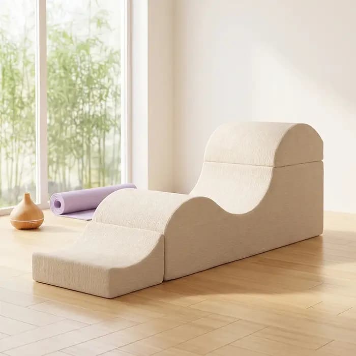 Chaise longue convertible multifonctionnelle, canapé inclinable, banc pliant de chevet, idéale pour