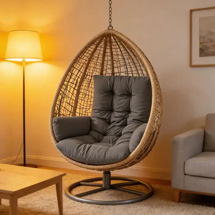 Coussin de siège pour balançoire de jardin, coussin de balançoire, coussin de chaise suspendue pour