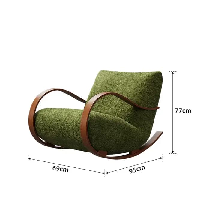 Chaise de jardin et de chambre à coucher avec support dorsal