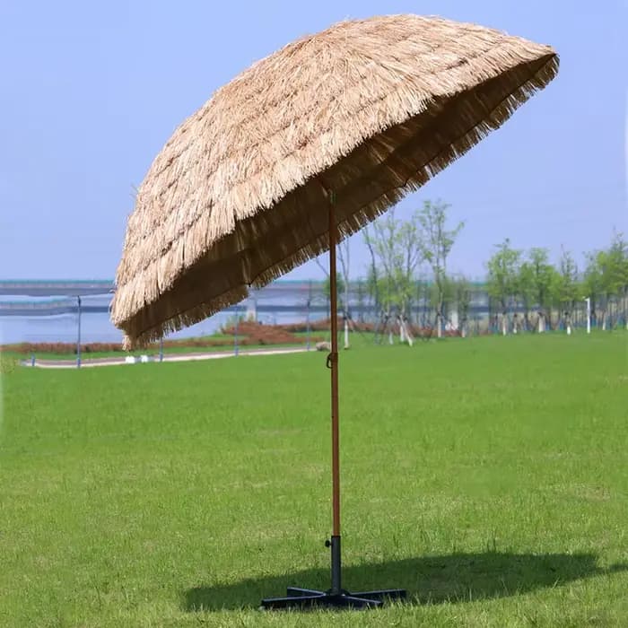 Parasol de plage extérieur grand pliable jardin piscine Patio