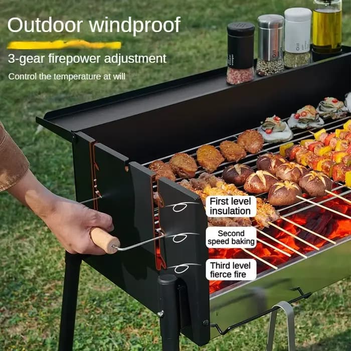 Barbecue domestique, four à charbon de bois sans fumée pour l'extérieur