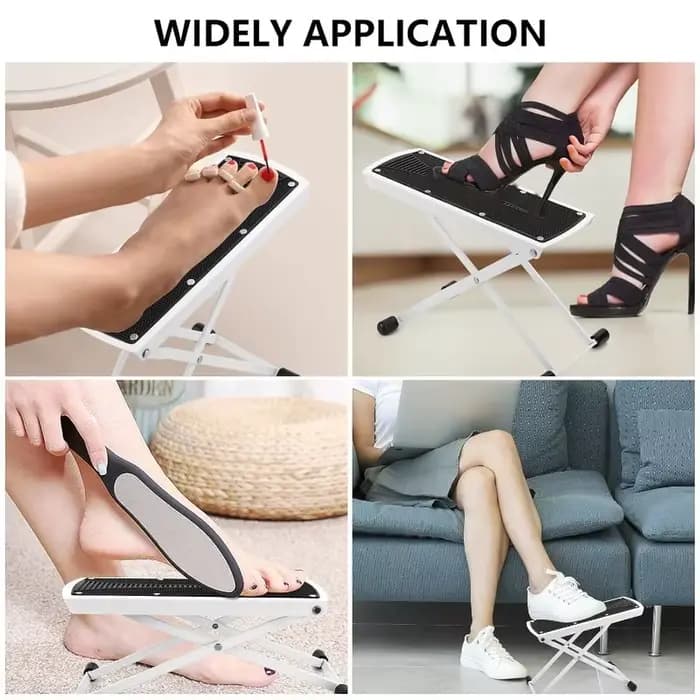 Repose-pieds pliant réglable à 6 hauteurs, simple, pour Salons de beauté, pédicures à domicile, bain
