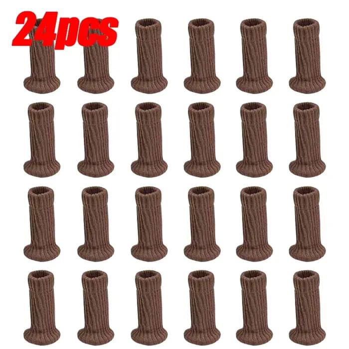 24/4 pièces pieds de meubles protecteurs tricotés