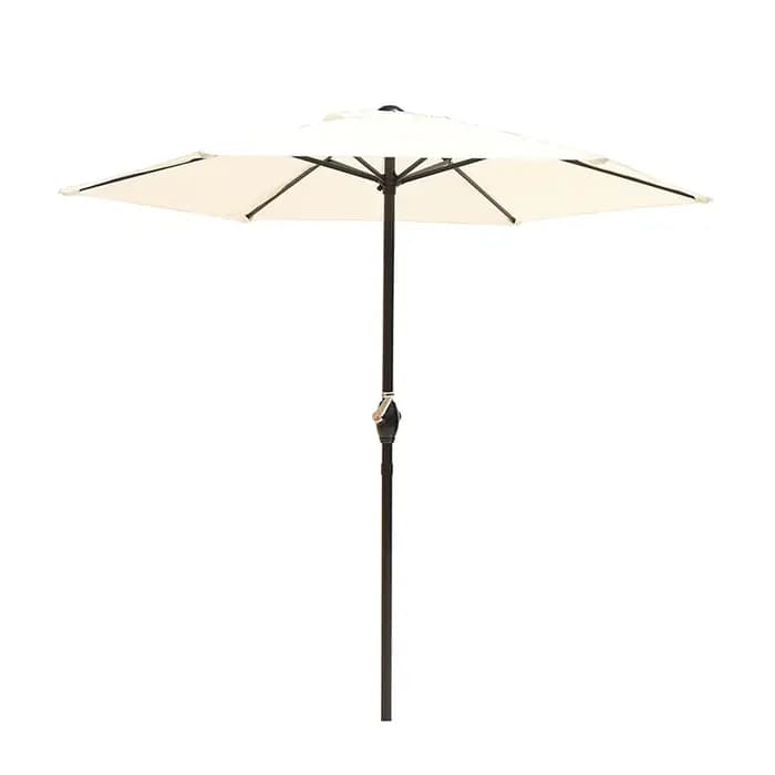 Grand parasol d'extérieur de 2M, avec manivelle, poteau central droit, pour jardin, plage, Camping et stand publicitaire, bloc UV