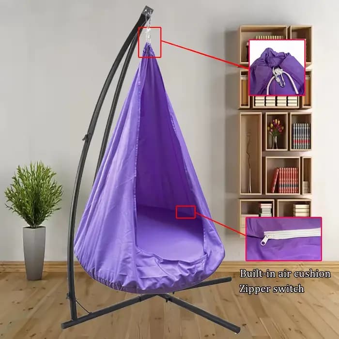 Hamac gonflable polyvalent avec coussin d'air pour le plaisir et la détente