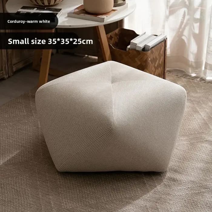 Tabouret octogonal en bois massif pour usage domestique, canapé à langer, repose-pieds, tabouret bas, siège de maquillage, socle