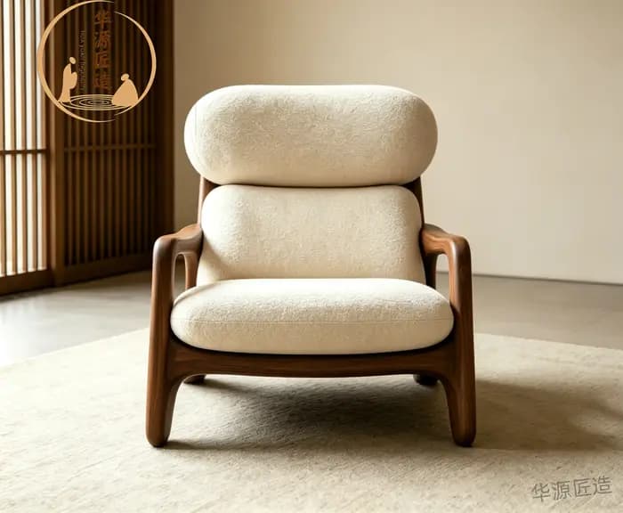 Fauteuil de salon en bois