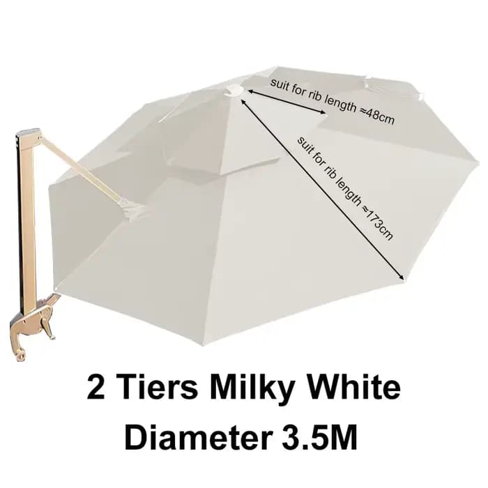Tissu de rechange pour parasol romain 3M/3.5M