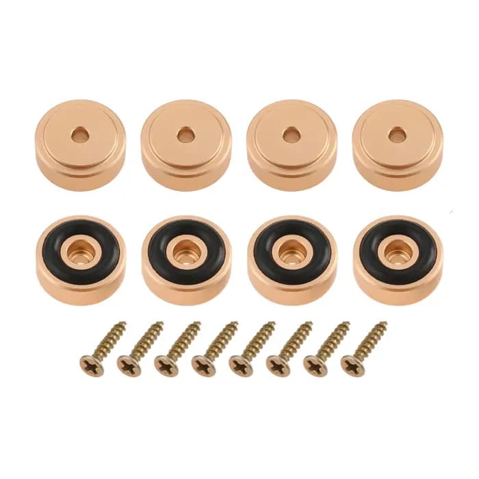 Kit de 8 pieds de table en alliage d'aluminium avec patins antidérapants