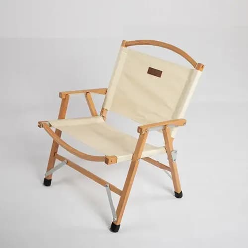 Chaise pliante en bois massif Kermit
