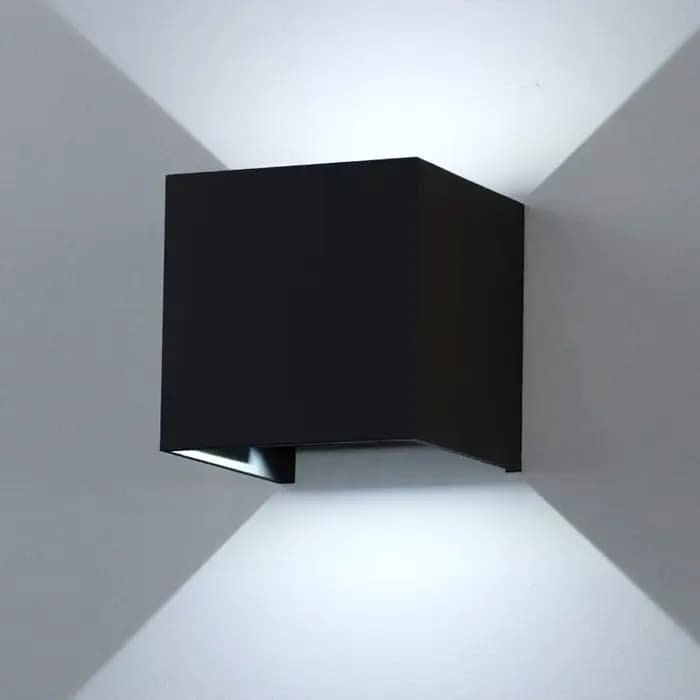 Aluminium Applique murale Led Exterieur IP65 Etanche Appliques murales intérieur Angle de Faisceau Réglable 6W 12W Décor