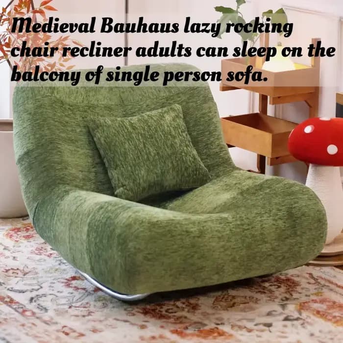 Fauteuil à bascule vintage français style Bauhaus