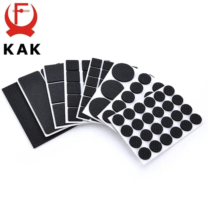 KAK 1-24 pièces auto-adhésif meubles jambe pieds tapis feutre tampons anti-dérapant tapis pare-chocs