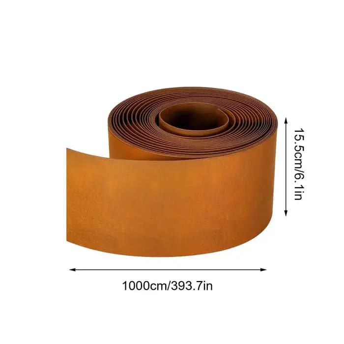 Bordure de jardin moderne en acier