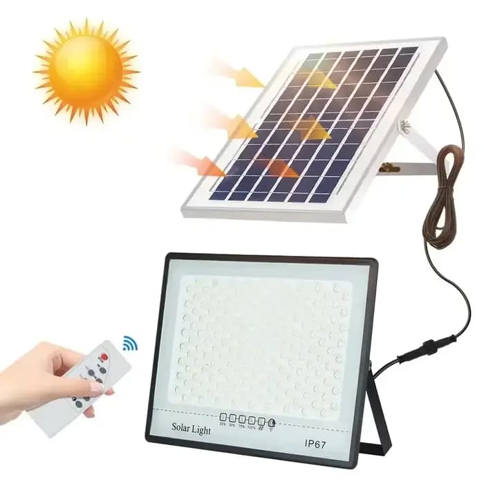 LED lumières solaires extérieur jardin réflecteur bâtiments