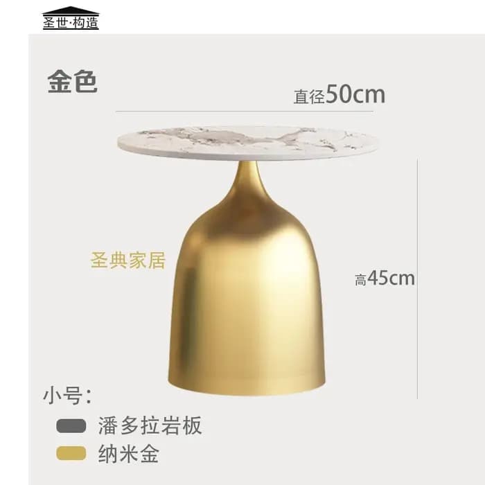 Lumière de luxe moderne Simple maison salon dalle de roche Table canapé