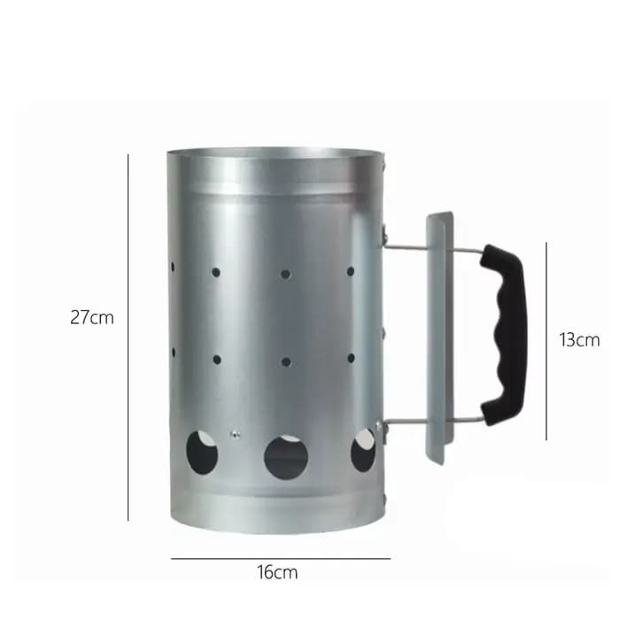 Briquet à charbon de bois