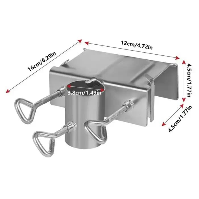 Support de parasol réglable pour balcon et terrasse