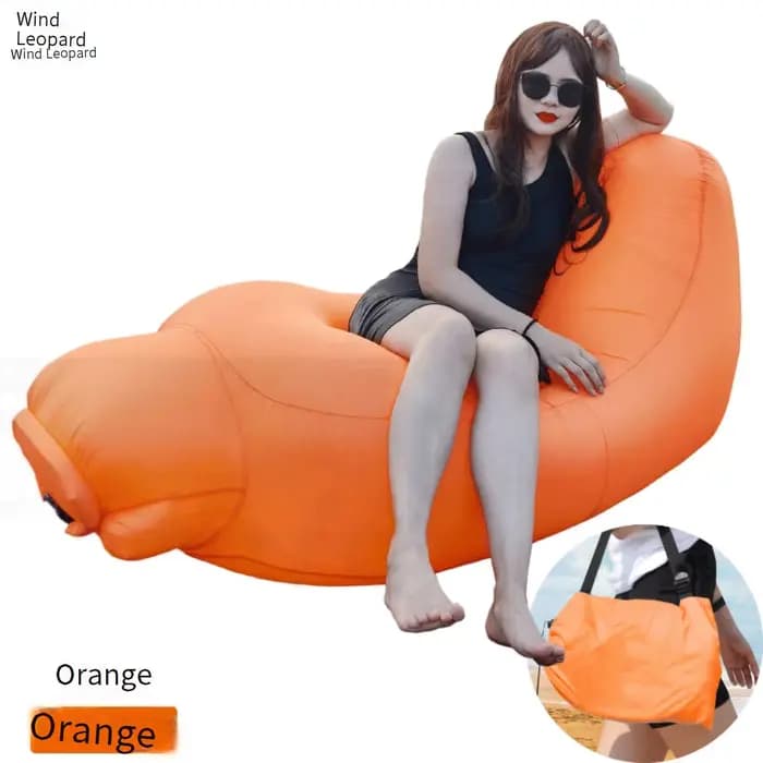 Chaise longue gonflable portable, chaise longue de détente, canapé gonflable confortable pour l'exté