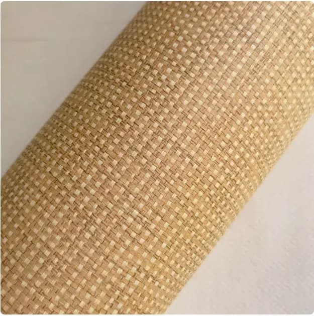 L:2.5 mètres de largeur: 450mm Design hôtel décorer herbe naturelle tissu meubles autocollant bricolage projets de maiso