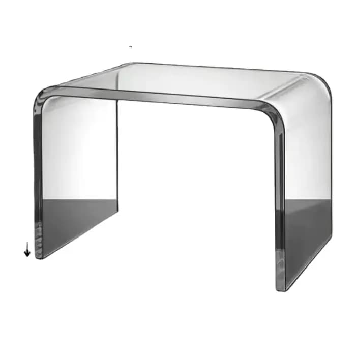 INS acrylique Mini tabouret maison salon canapé Table d'appoint balcon Table basse porte chaussure t