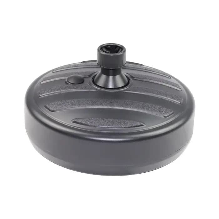 Base de Parasol ronde 13L, Support de poteau de parapluie rempli de sable/eau pour Patio extérieur,