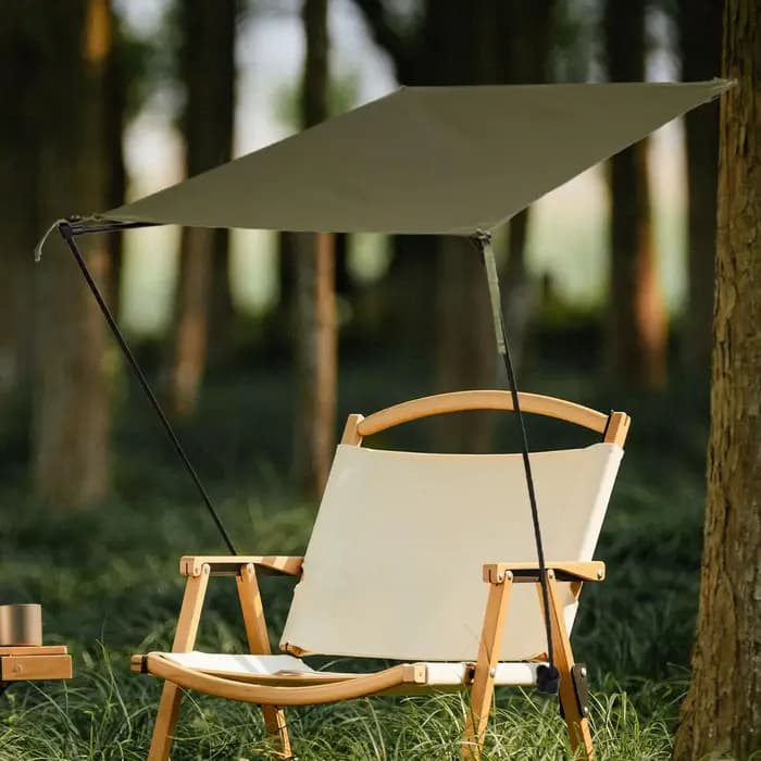Chaise de Camping auvent chaise de plage auvent ombre robuste Portable pare-soleil abri parapluie po
