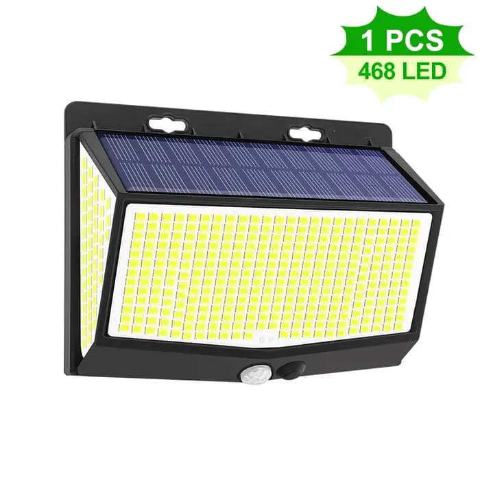 138/468/238 LED lumière solaire extérieure étanche pour jardin alimenté