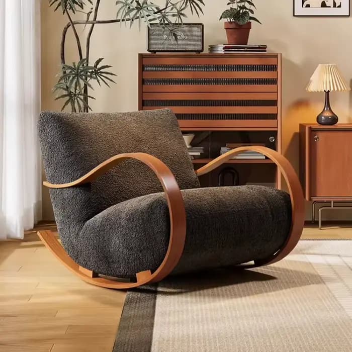 Chaise de jardin et de chambre à coucher avec support dorsal