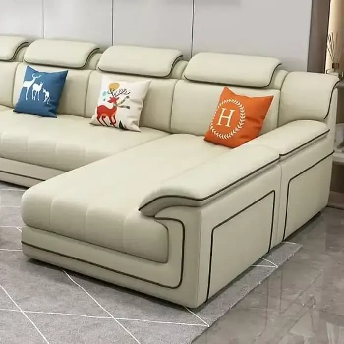 Bois Beige canapés européens remplissage accoudoir Design nordique inclinable paresseux canapés Salo