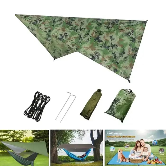 Hamac de Camping Portable Pop-Up avec moustiquaire et abri solaire