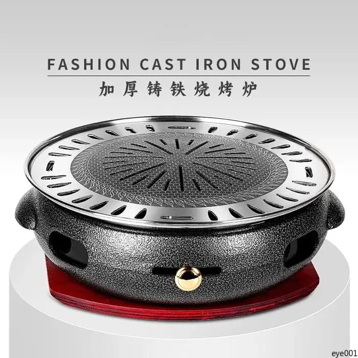 Barbecue portable sans fumée pour la maison, l'extérieur, le camping, le jardin, avec grille en maille, compatible charbon de bois