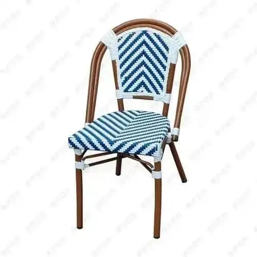Chaises de salle à manger en rotin de jardin extérieur