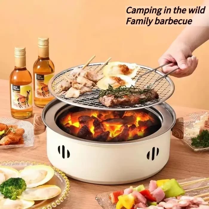 Grill de Barbecue coréen poêle à charbon de bois gril