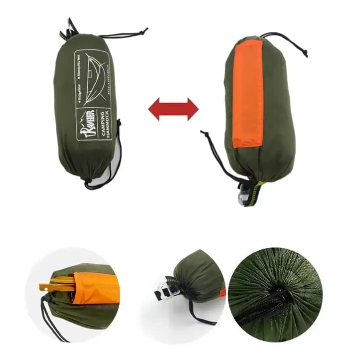 Hamac de jardin extérieur portable, ouverture rapide, anti-renversement, moustiquaire, voyage, campi