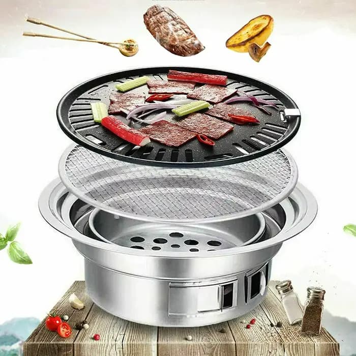 Grilles de barbecue coréennes en acier inoxydable