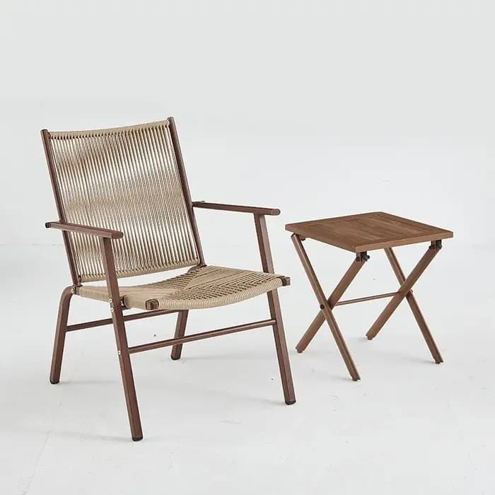 Joylive – Ensemble de 3 chaises de jardin en fer et rotin pour extérieur, balcon, terrasse, chaises de salle à manger, vente en gros