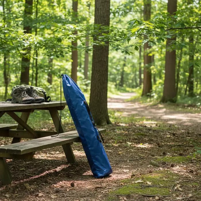 Sac de rangement pour chaise de camping, organisateur de chaise de jardin, pochette de rangement, sac de rangement résistant pour chaise lune, idéal pour pique-nique en extérieur