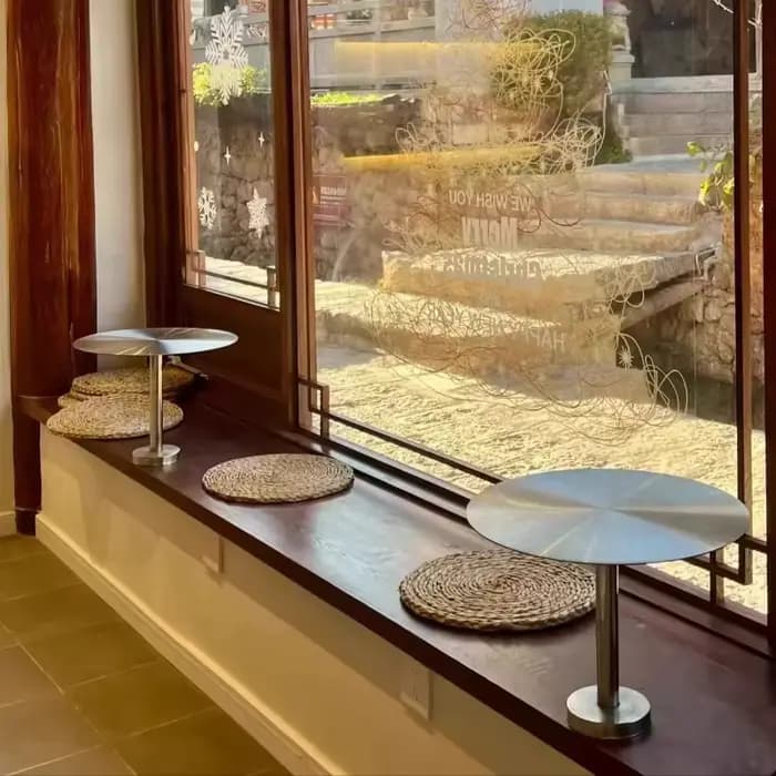  Instagrammable Table de café murale salon de thé Tables rondes
