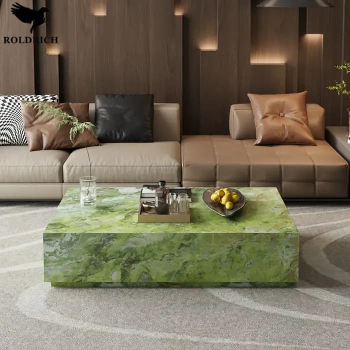 Table basse en marbre de luxe